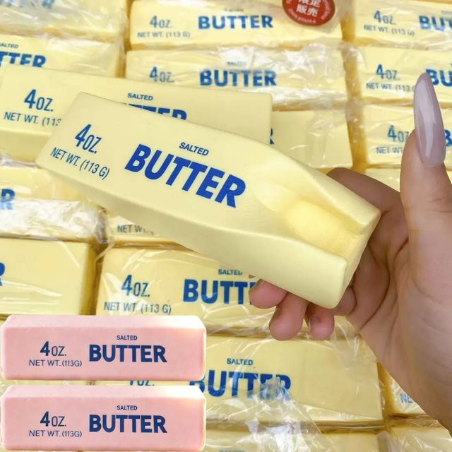 Potdemiel Butter-Stick Squishy Fidget, Käse-Stick - Bild 1