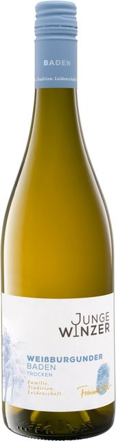 Junge Winzer Weißburgunder Qualitätswein trocken 2025 Weißwein 0,75 l - Bild 1