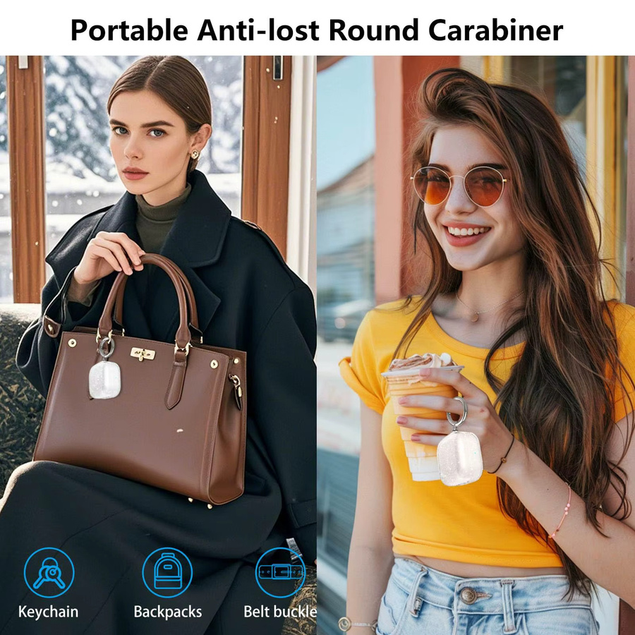 Stoßfeste transparente Schutzhülle für Samsung Galaxy Buds 4 und Buds 4 Pro inklusive Schlüsselanhänger und Reinigungsset - Bild 5