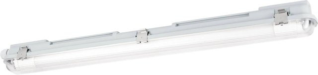 Eglo Feuchtraumleuchte Eco Tube-E 1-flammig Grau, IP65, H: 67,5 cm, B: 6 cm - Bild 1