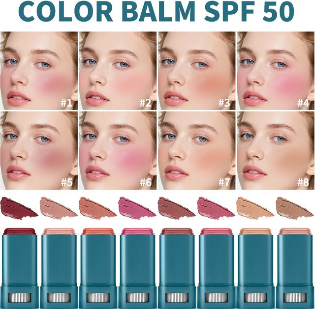 ibcccndc Balsam Lippen- und Wangentint, LSF 50, #02 Blush, Unisex - Bild 1