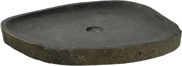 vidaXL Waschbecken in Grau Flussstein, B/T/H: 45 x 35 x 15 cm - Bild 1