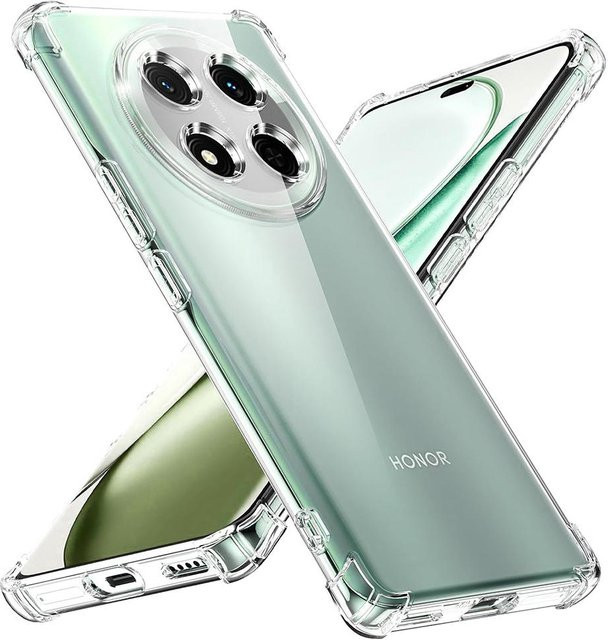 Stoßfeste Silikon-Handyhülle für Huawei Honor Magic 7 6 5 4 Pro Lite und Magic 7 RSR Porsche Design in Transparent - Bild 1