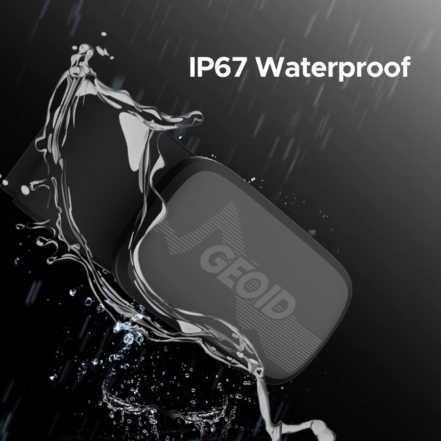 GEOID HS500 Brustgurt Herzfrequenzmesser mit Dual ANT+ und Bluetooth in Schwarz, kompatibel mit Magene, Garmin und Wahoo Fahrradcomputern - Bild 3