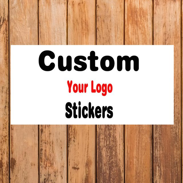 100 Stück Personalisierte Rechteckige Logo-Aufkleber aus weißem Papier für deine individuellen Firmenlogos - Bild 1