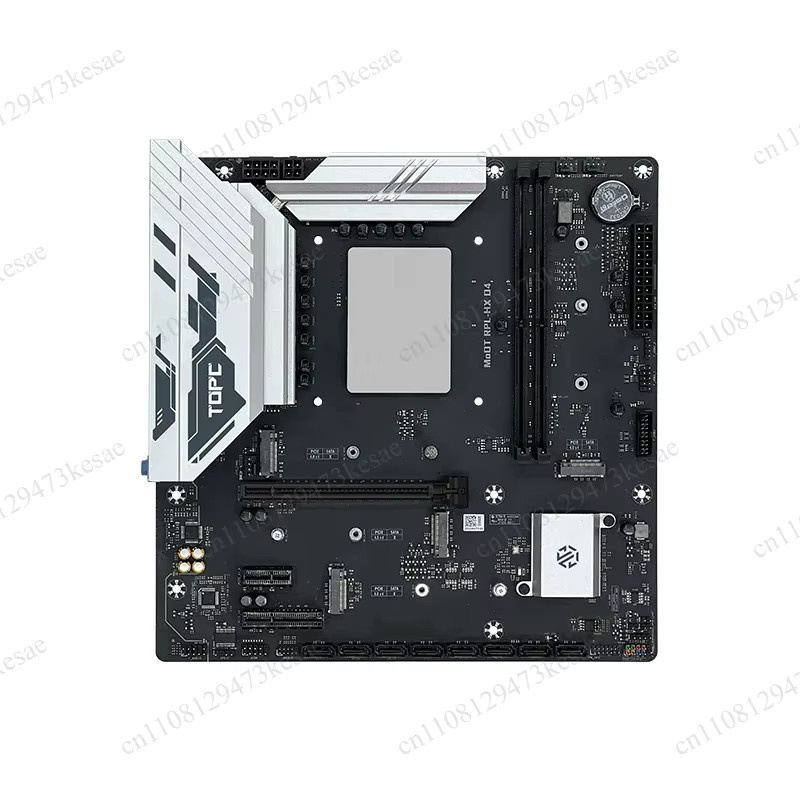 Topton MATX NAS Motherboard mit i9-14900HX, 4x NVMe, 8x SATA und USB4 in Schwarz - Bild 4