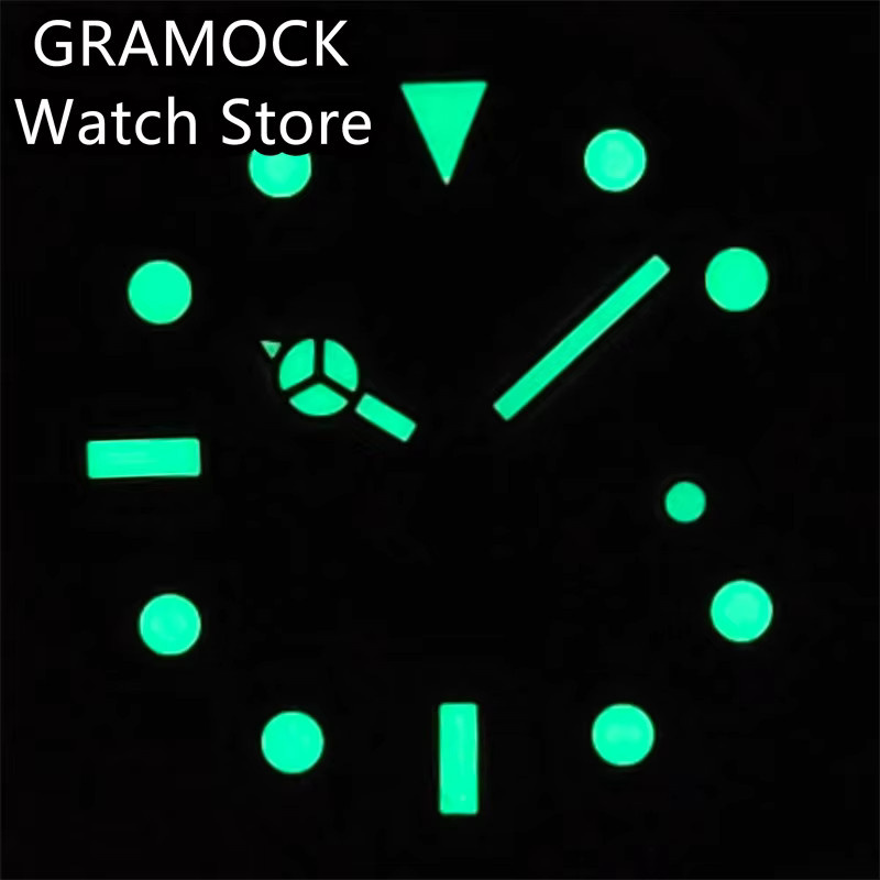 GRAMOCK Zifferblatt, 29 mm, Schwarz, Roségold, Silber, Unisex - Bild 2