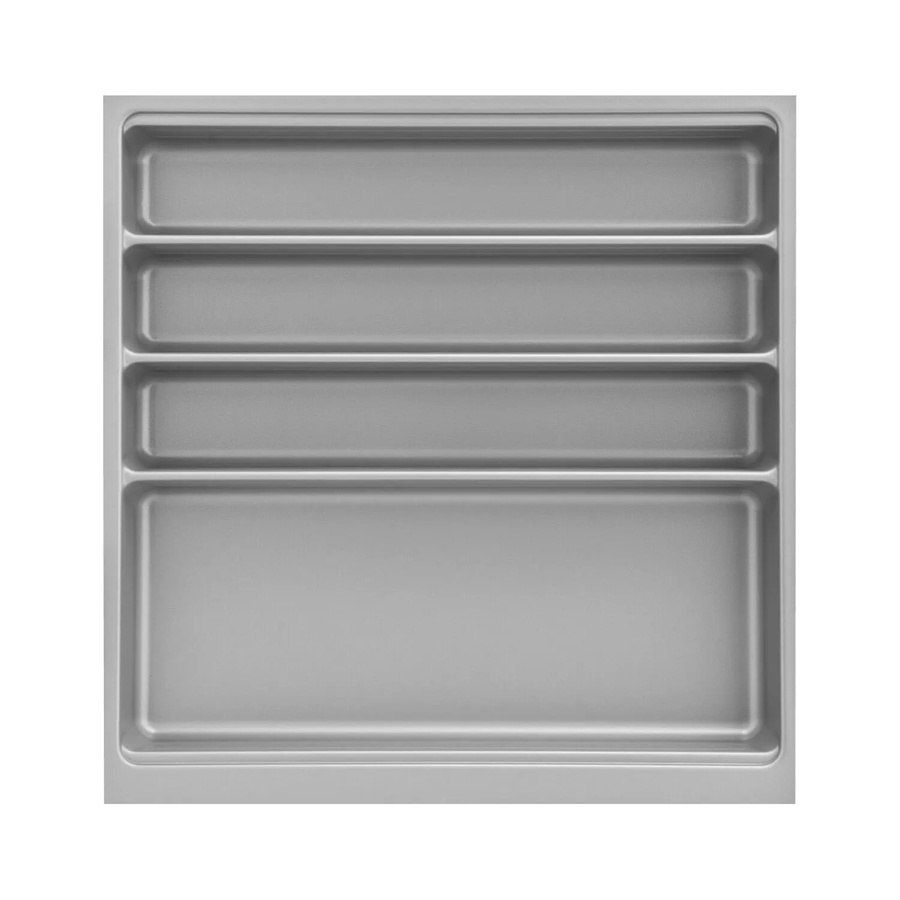 Agoform Besteckeinsatz Scoop-2 Schubladeneinsatz aus Kunststoff in Silber, B/T/H: 47,4 x 46,6 x 5,9 cm - Bild 2