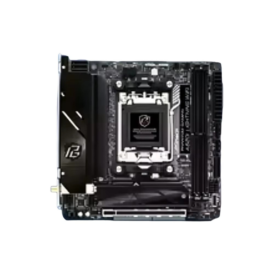 ASRock A620I Lightning WiFi Mini-ITX Motherboard Sockel AM5 mit DDR5 und M.2 Unterstützung, Schwarz - Bild 5