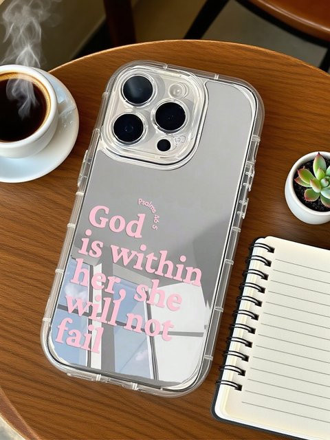Blessing Mirror Film stoßfeste schützende Handyhülle für iPhone 16, 16 Pro, 16 Pro Max, 15, 14, 13, 12, 11 in Transparent - Bild 1