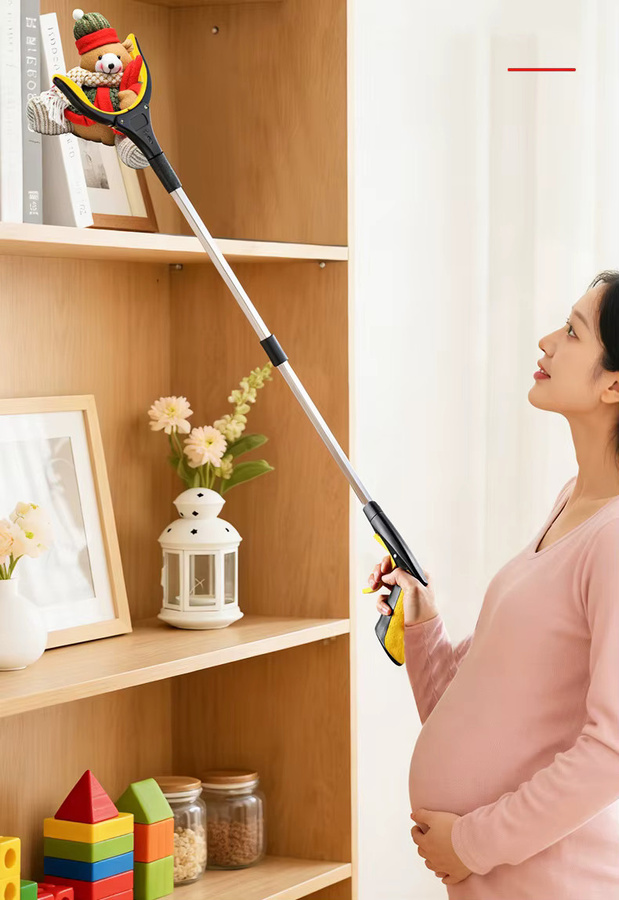 Müllgreifer mit 360-Grad-Drehfunktion und Greifhilfe für Senioren, Höhe: 82 cm - Bild 2