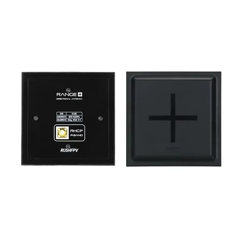 RUSHFPV 5.8G Range Plus 4X Richt-Patch-Antenne 15,5 dBi 5600–6000 MHz RHCP SMA Zirkularpolarisierte Antenne für RC FPV-Drohnen in Schwarz - Bild 3