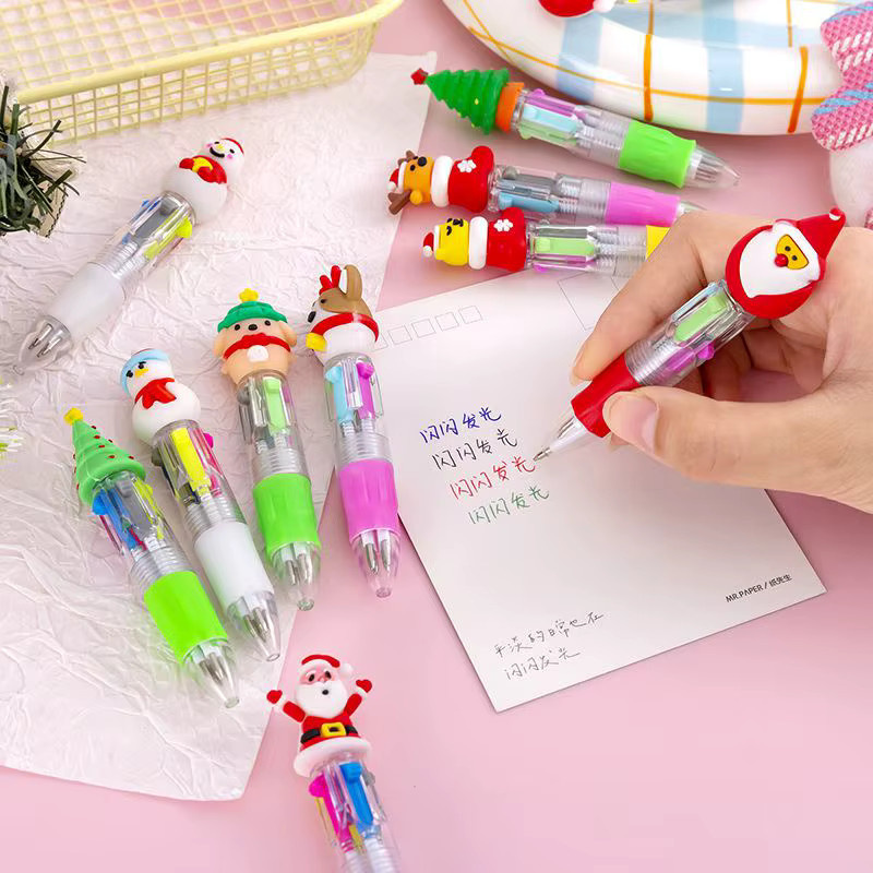 Ataozhekou Mini Kugelschreiber Elch Design als Weihnachts Geschenk für Kinder in Mehrfarbig - Bild 2