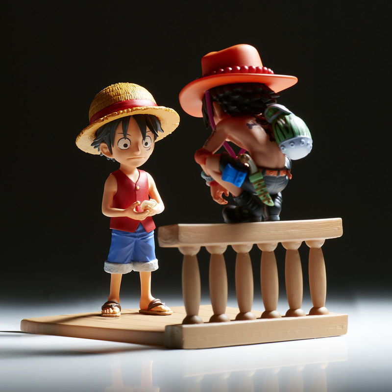 Banpresto One Piece Log Story Monkey D. Luffy und Portgas D. Ace Sammlerfigur mehrfarbig aus Kunststoff - Bild 5