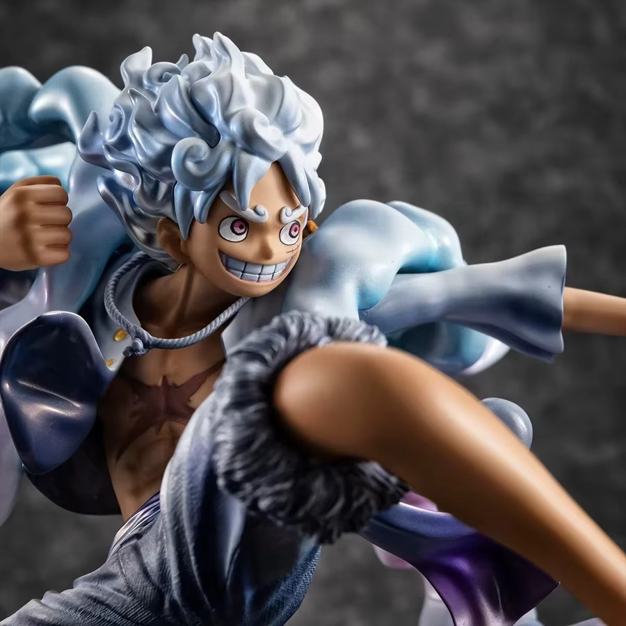 Bandai One Piece Luffy Gear 5 Ruffy Action Figur, PVC, Einzelfigur - Bild 2
