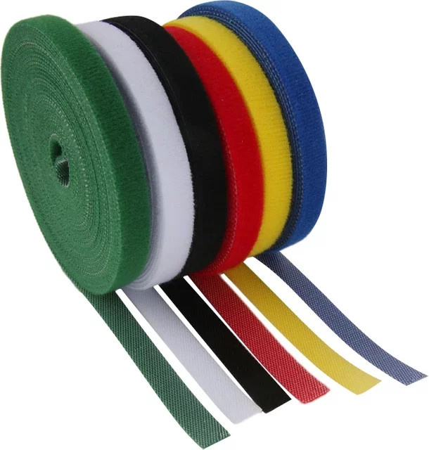 ELECAPITAL Kabelband aus Nylon in 6 Farben, Breite: 12 mm, wiederverwendbarer Kabel-Organizer für dein Kabelmanagement - Bild 1