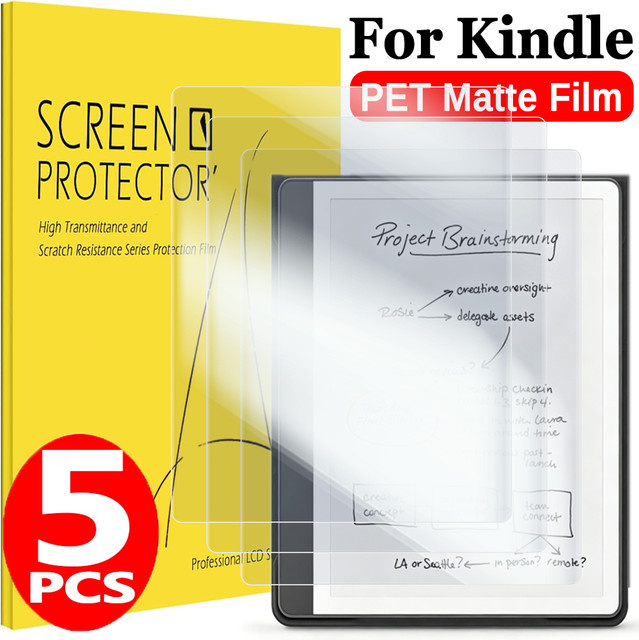 BAPPSUS PET Matte Hydrogel-Folie als Displayschutz für Kindle Scribe 2025 11 Zoll, Kindle 2024 Youth Edition 6 Zoll und Paperwhite 2024 7 Zoll, transparent - Bild 1
