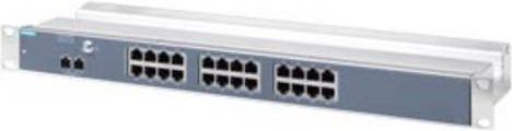 Siemens Industrial Ethernet Switch 6GK5124-0BA00-2AR3, 10/100 MBit/s, Grau - Bild 1