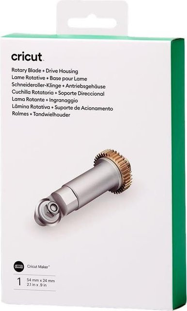 Cricut Rotary Blade Rollmesser aus Metall mit Gehäuse in Silber - Bild 1