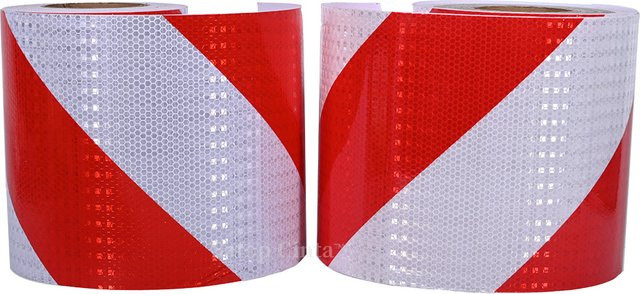 Satop Cinta Reflektierendes Wasserdichtes Klebeband als Sicherheitswarnaufsticker für LKW, Breite: 20 cm, Länge: 1 m - Bild 1