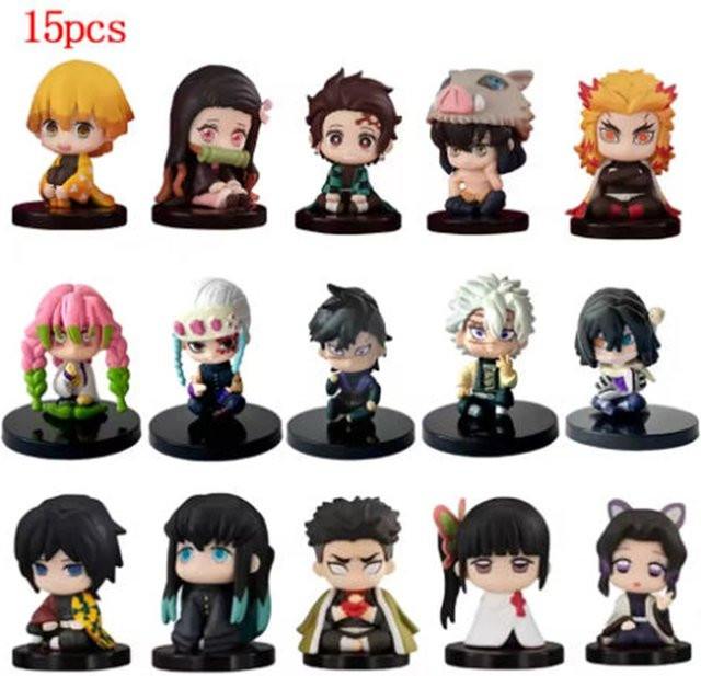 Bandai Demon Slayer Spielzeug-Set, PVC-Figuren, 5-15 Stück - Bild 1