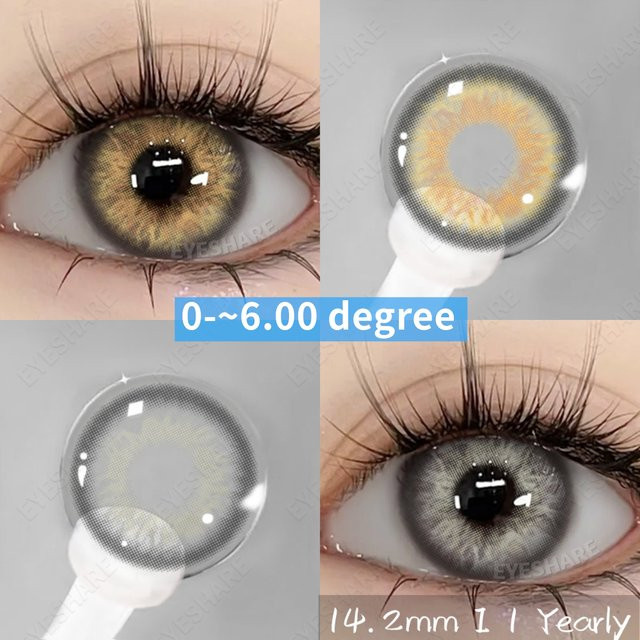 EYESHARE farbige Kontaktlinsen Jahreslinsen, 2 Stück - Bild 1