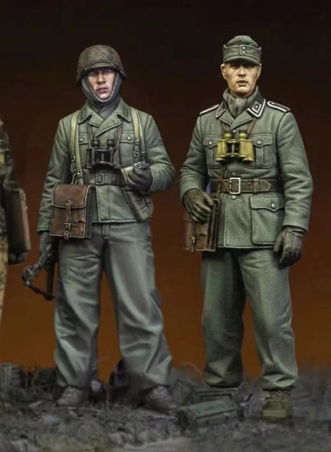 BAANFU Historische militärische Infanterie 2, Modellbausatz, Maßstab 1:35 - Bild 1