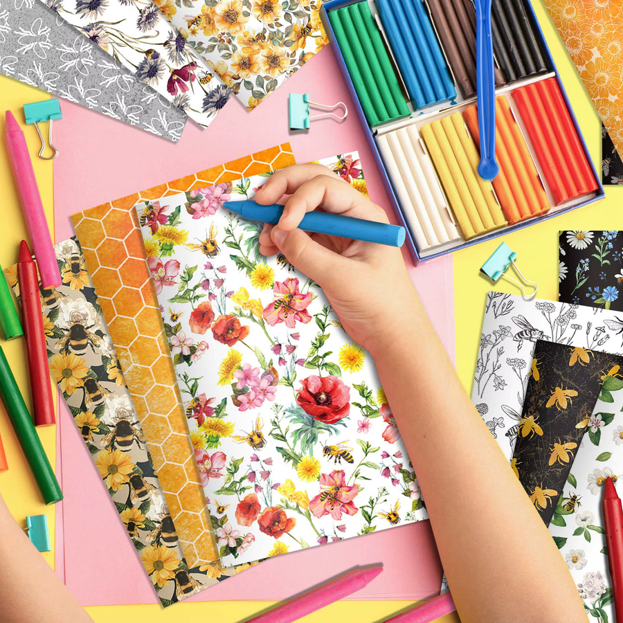 Little Bee Mini-Taschennotizbücher, linierte kleine Notizblöcke in Multicolour für Studenten - Bild 2