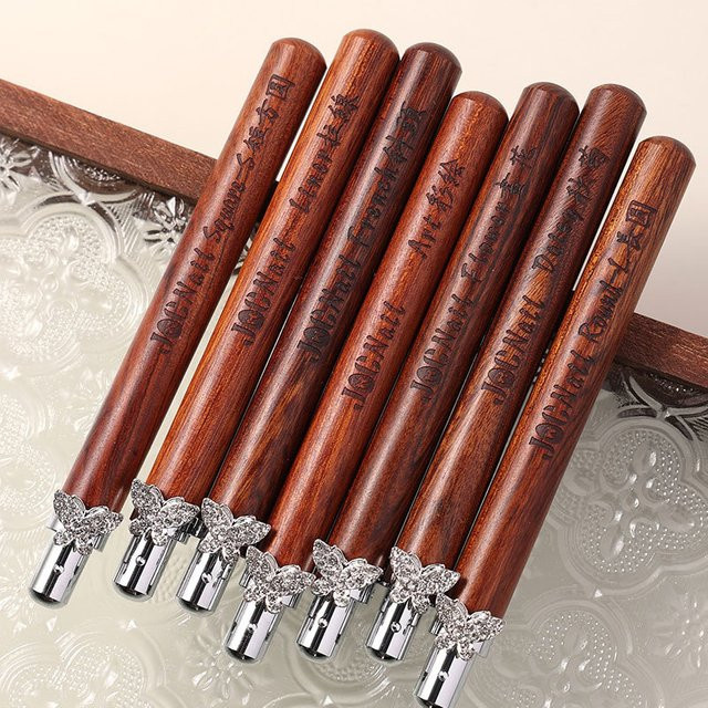 mifanxi Nail Art Pinsel Set, 12 Stück, Holzgriff, Schmetterlings-Schnalle - Bild 1