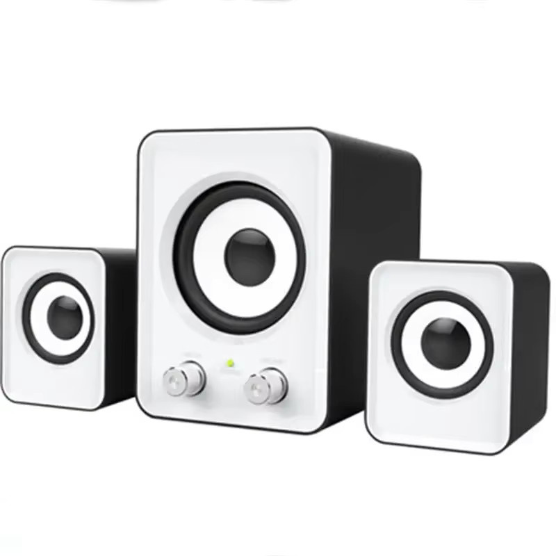Ninth World 3-in-1 Stereo Vollbereichslautsprecher mit Bluetooth und kabelgebundener Verbindung, Schwarz - Bild 2