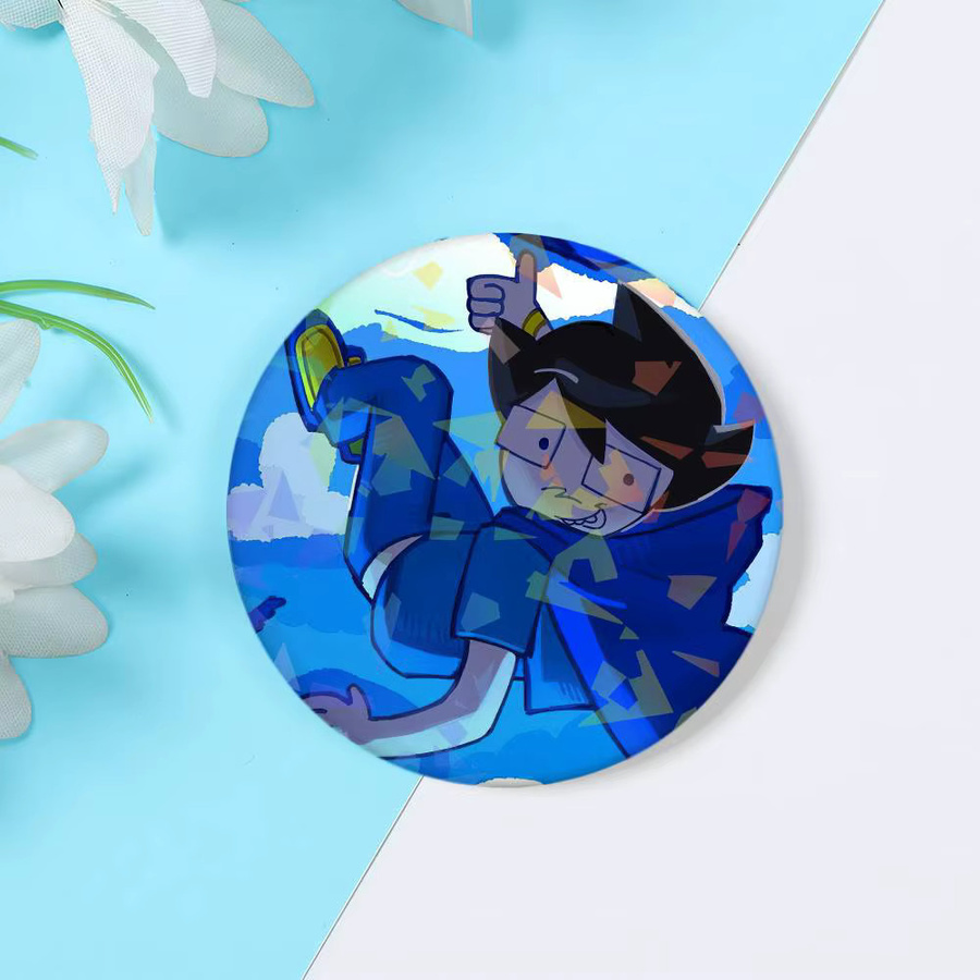 Brosche Cartoon J-John Egbert Laser Button Pins - Bild 3