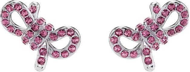 Swarovski Ohrringe, Rhodiniert, Silber, Kristall, Damen - Bild 1