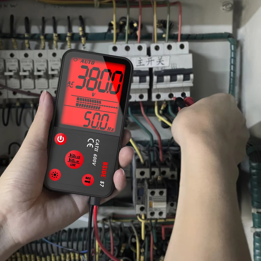 BSIDE S7 Digitalmultimeter mit Auto Range, USB wiederaufladbar, AC DC Spannung, Ohm, Hz, NCV und True RMS Elektrikerwerkzeug - Bild 3