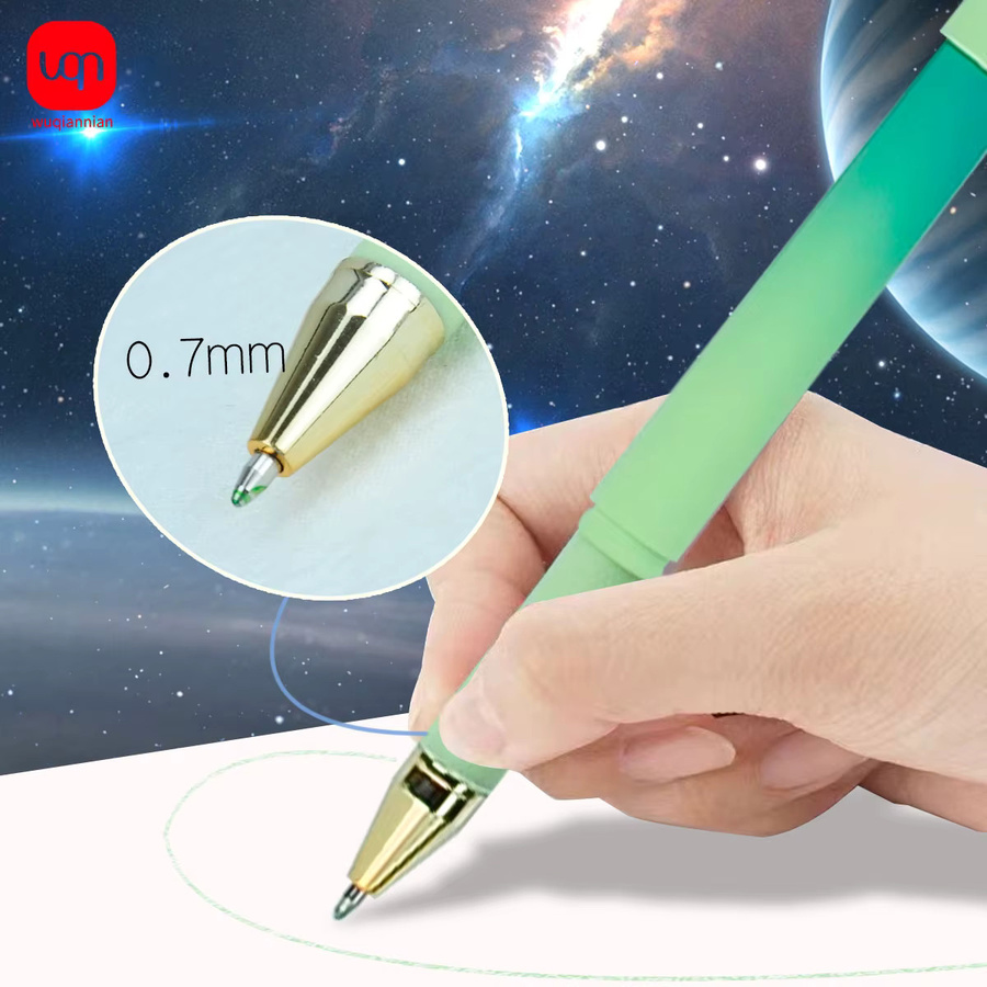 WQN Matte Gelstifte mit Farbverlauf, 0,7 mm Spitze, mehrfarbige Tinte, 4 oder 8 Stück Set für Schule und Büro - Bild 5