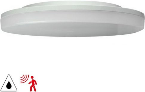 E2 REPLACE² Sensor Wand- und Deckenleuchte mit LED und Bewegungssensor, 24 W, IP44, Weiss - Bild 1