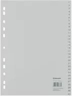 Soennecken Zahlenregister in Grau, A4, Breite: 22,5 cm, Höhe: 29,7 cm - Bild 1