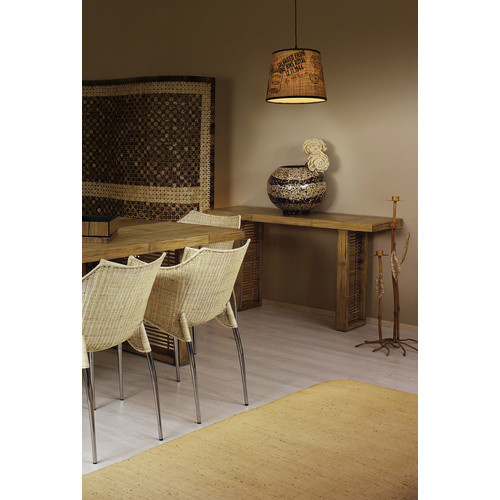Näve Pendelleuchte Print Braun, dimmbar, E27, Kunststoff und Textil - Bild 3