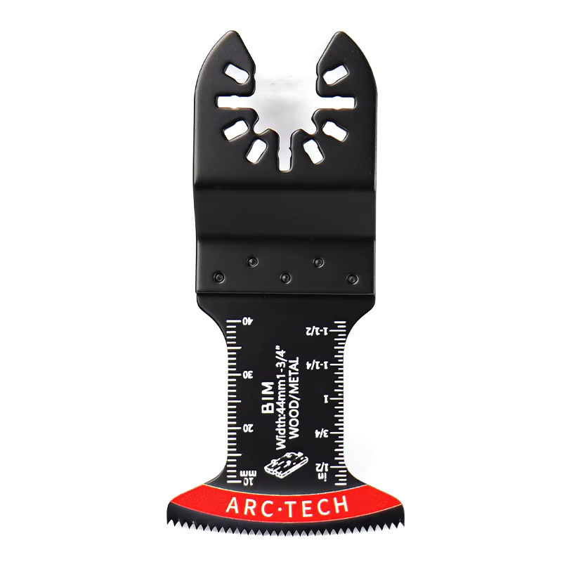 5/10 Stück Bi-Metall Oszillierende Sägeblätter Mehrzweck-Multitool-Klingen mit Schnellverschluss für Metall, Holz, Kunststoff, Gips und Trockenbau in Schwarz - Bild 5