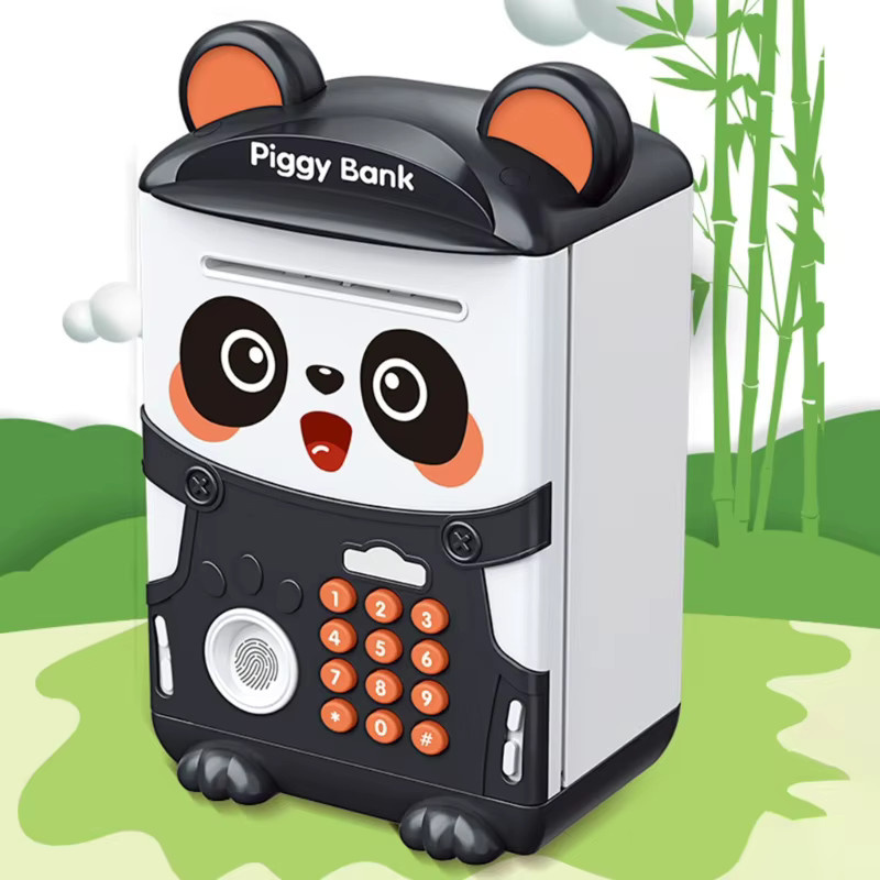 CONUSEA Panda Sparschwein Cartoon Spardose, Elektronische Geldautomat Spielzeug - Bild 4