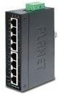 PLANET IGS-801M Managed Switch mit 8 x 10/100/1000 Ethernet/LAN Ports, Schwarz, DIN-Schiene Montage - Bild 1