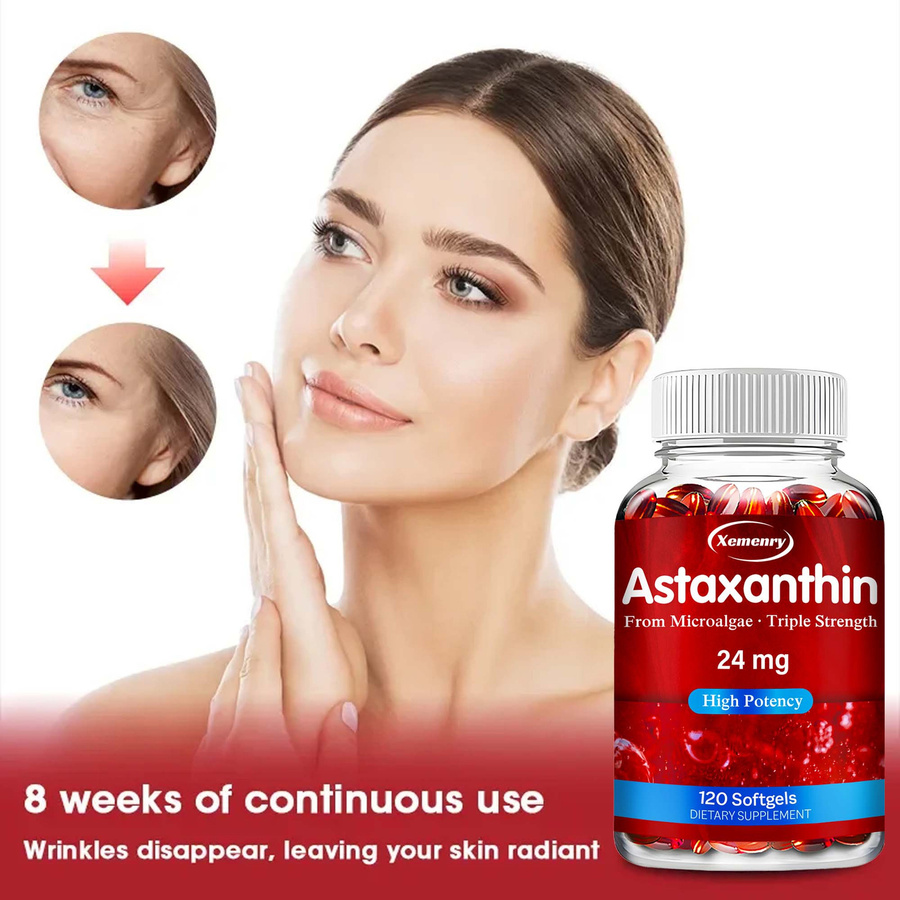 Pslalae Astaxanthin 24mg, 120 Kapseln, Unisex - Bild 2