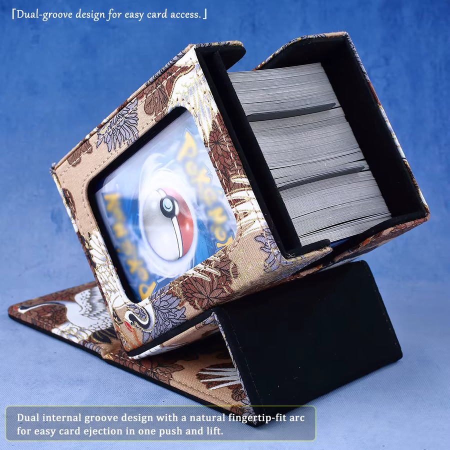 GachaBox Sammelkarten-Deckbox-Halter, Commander-Karten-Organizer-Etui, Bunt / Mehrfarbig - Bild 4