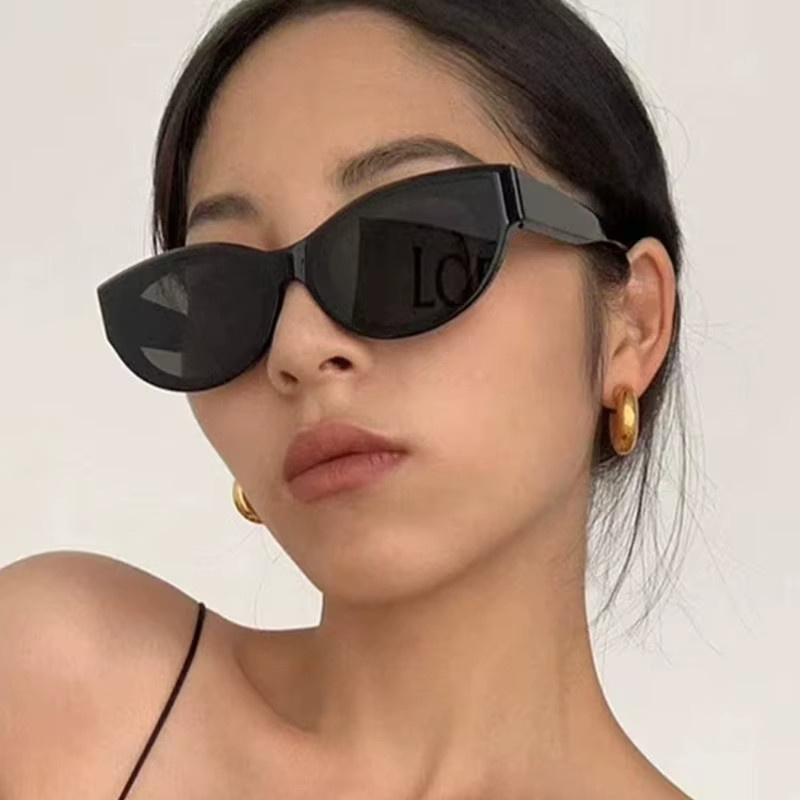 Sumory Sonnenbrille Cat Eye, Vollrand, Kunststoff, Schwarz, Unisex - Bild 2