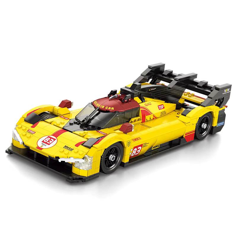 REOBRIX Gelb Supercar Bausteine, Auto Modell, 1370 Teile, ab 14 Jahren - Bild 7
