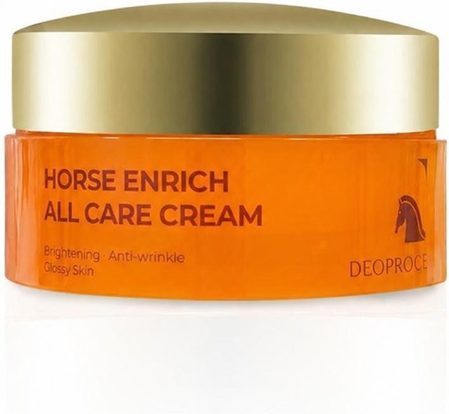 Deoproce Horse Enrich All Care Cream, 100 g, Gesichtspflege mit Niacinamid - Bild 1