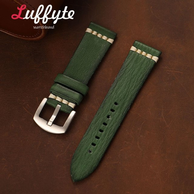 Luffyte Uhrenarmband Leder, Herren - Bild 1