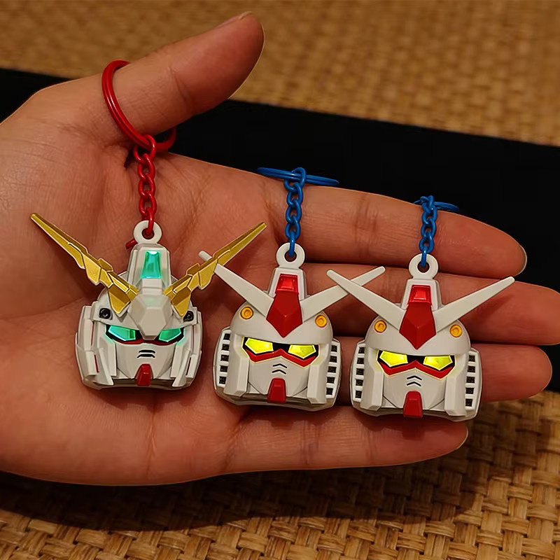 Bandai Sd Rx-78-2 Leuchtender Kopf-Taschenanhänger, PVC-Modell, Bunt / Mehrfarbig - Bild 4
