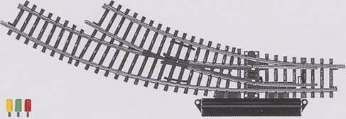 Märklin K-Gleis 2269 Bogenweiche rechts, 2-teiliges Set - Bild 1