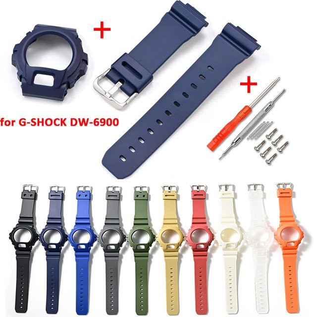 Casio Uhrenzubehör, Gehäuse und Armband, Kautschuk, Modern - Bild 1