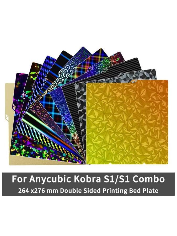 Anycubic Kobra S1 PEI-Druckplatte mit texturierter Oberfläche für Kobra S1 Combo, B/B: 264 x 276 mm - Bild 5